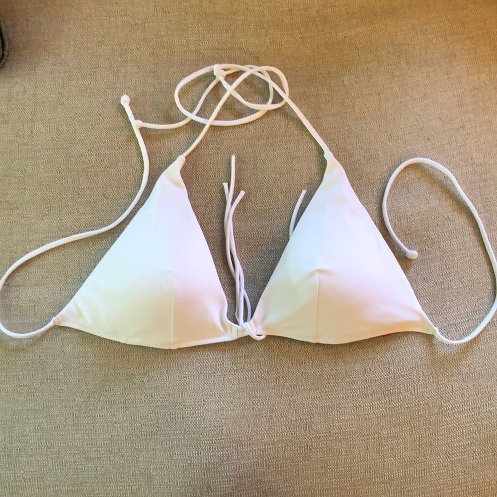 VS white bathing suit top